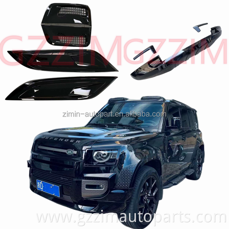 Car Front Bumper Fender Hood Bumper Lip Parts For Defender 2022